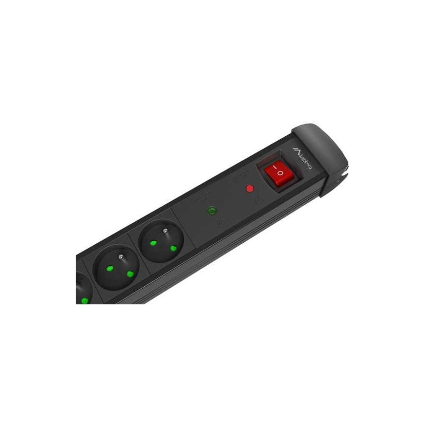 POWER STRIP LANBERG SP1 3M 5X 230V PL BLACK – 3