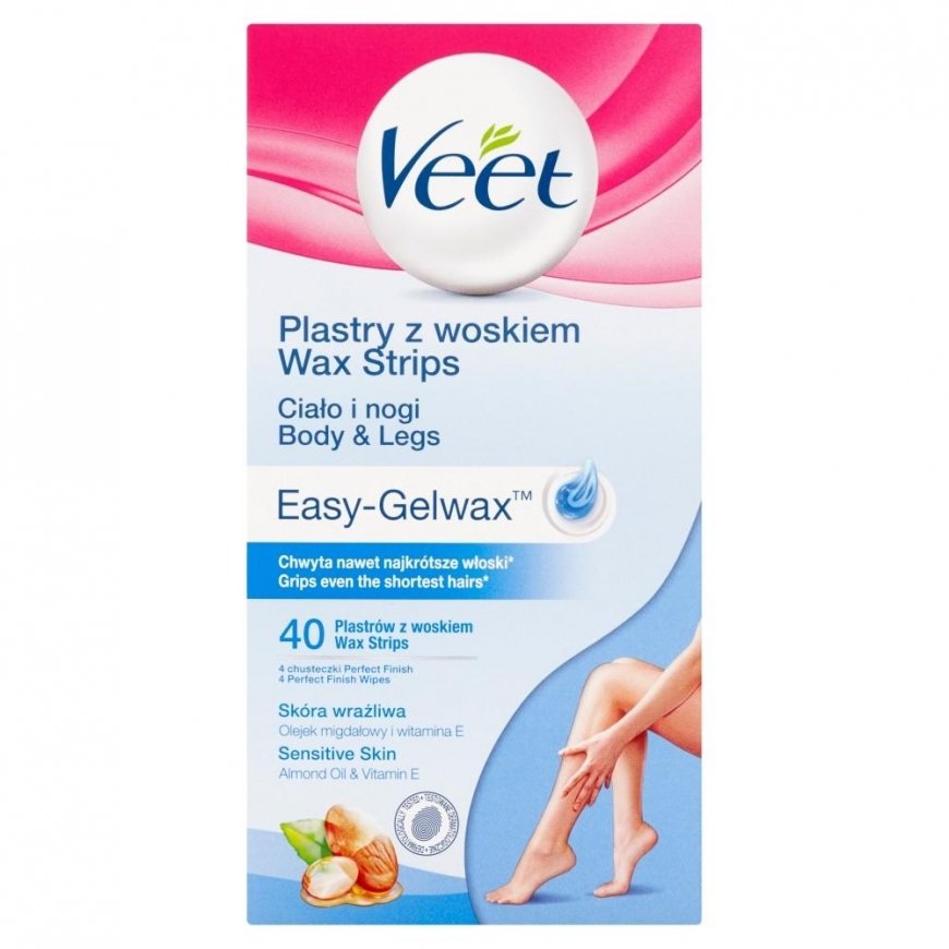 Veet Professional Wax Strips Depilatory Product moterims, 40 pc – 2