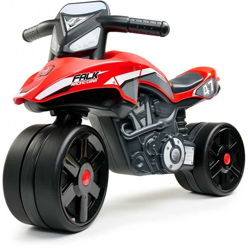 FALK Jeździk Racing Team Motorek Red