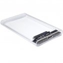 Inter-Tech GD-25000 HDD korpuss Caurspīdīgs 2.5"