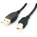 Gembird 4.5m USB 2.0 A/B M USB kabelis 4,5 m USB A USB B Juoda