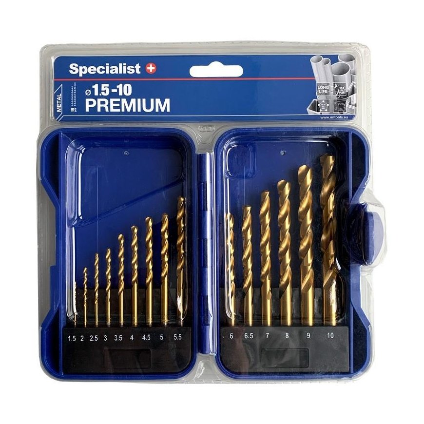 Drilled Specialist+ Titanium drill set 1.5-10 mm 15 pcs – 2