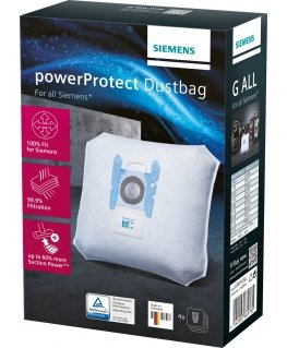 Siemens VZ41FGALL siurblio priedas / reikmuo Cilindrinis dulkių siurblys Dulkių maišas