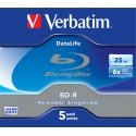 Verbatim DataLife 6x BD-R 25 GB 5 kpl Verbatim DataLife 6x BD-R 25 GB 5 kpl