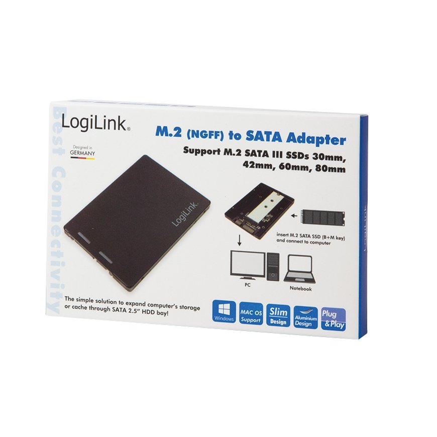 LogiLink AD0019 liidesekaart/adapter Sisemine SATA – 5