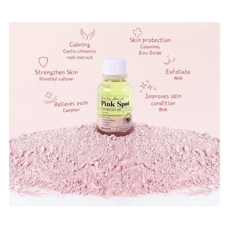 Night serum for problematic facial skin Mizon Goodbye Blemish Pink Spot Overnight, 19 ml – 4