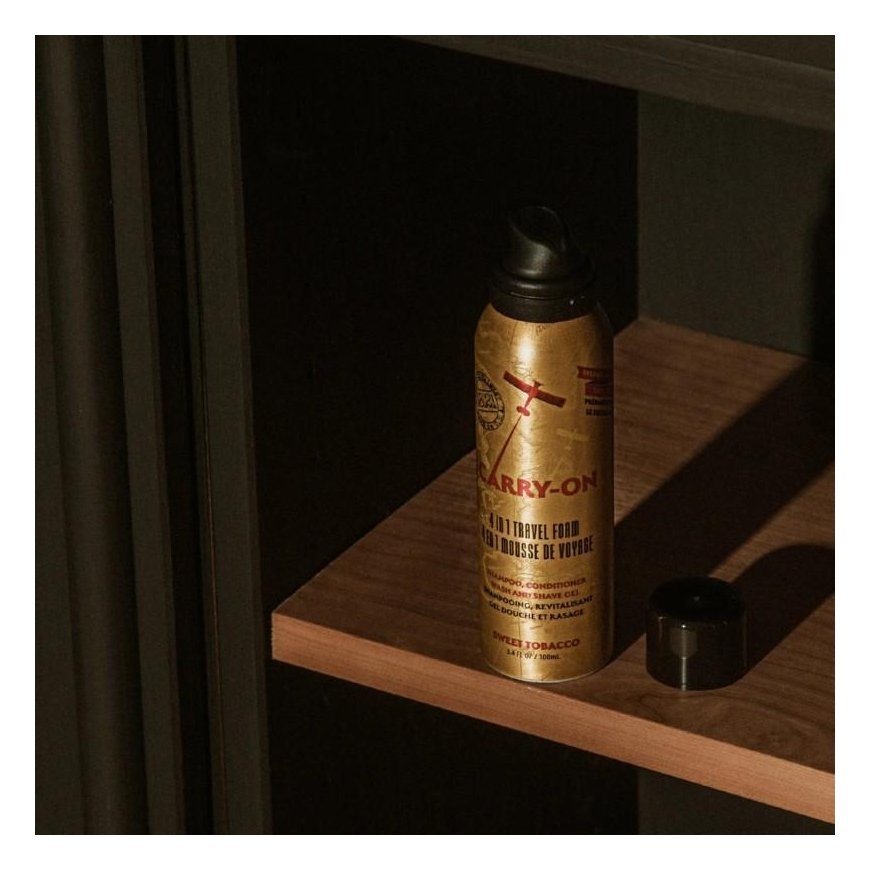 18.21 Man Made multipurpose tool for men 18.21 ManMade 4 in 1 Carry On Travel Foam Sweet Tobacco, 100 ml – 2