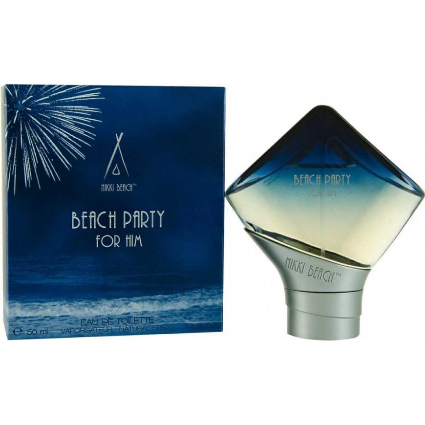 Nikki Beach, Beach Party, Eau De Toilette, For Men, 50 ml