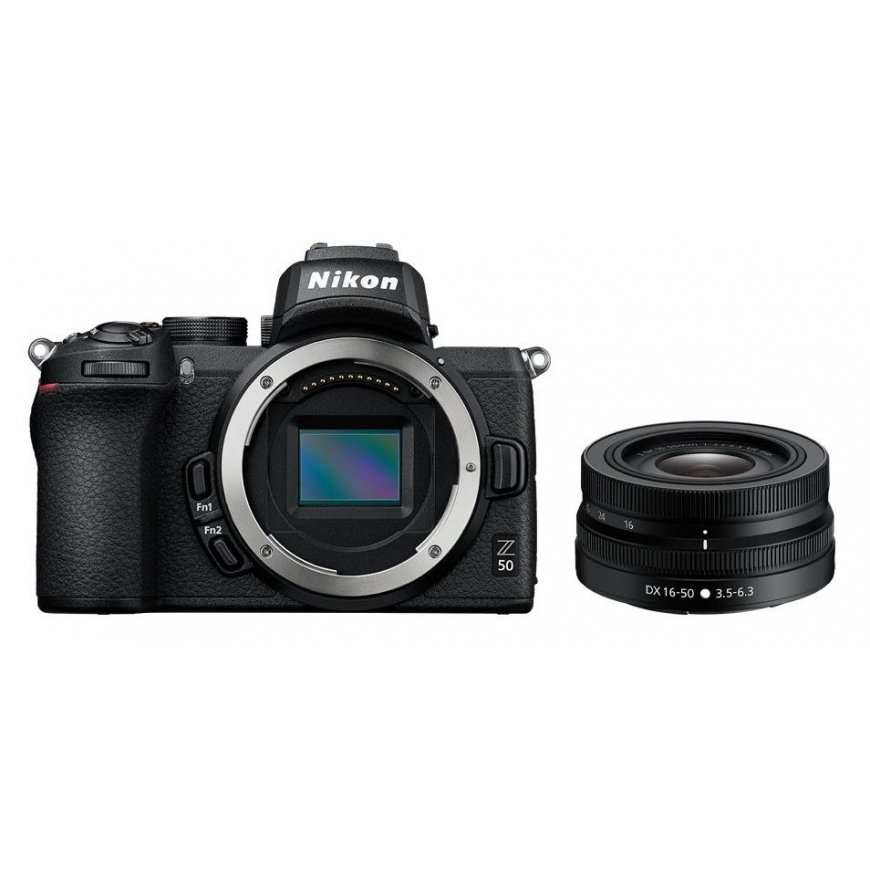 Nikon Z 50 + 16-50mm dx MILC 20,9 MP CMOS 5568 x 3712 pikseļi Melns