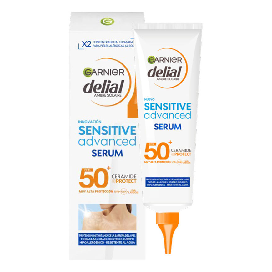Br Delial Sensitive kūno serumas saugantis nuo saulės F50 125ml
