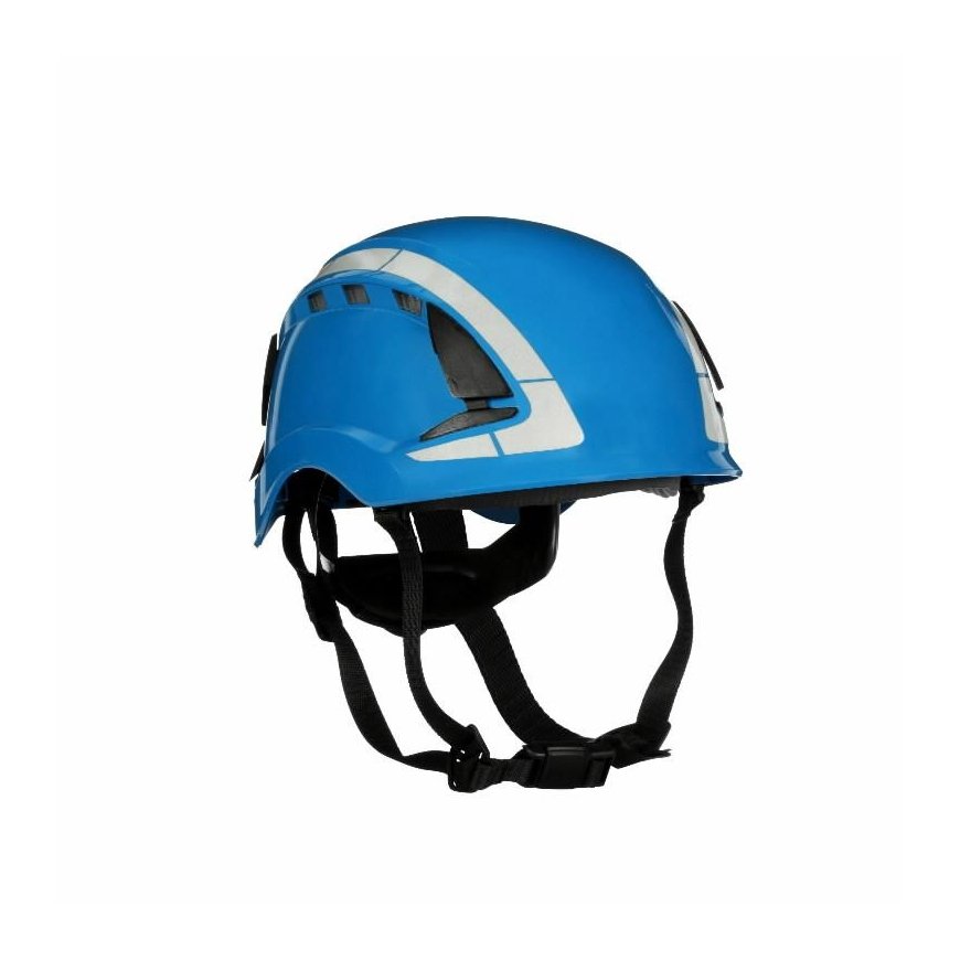 3M Protective helmet, ventilated, SecureFit, blue
