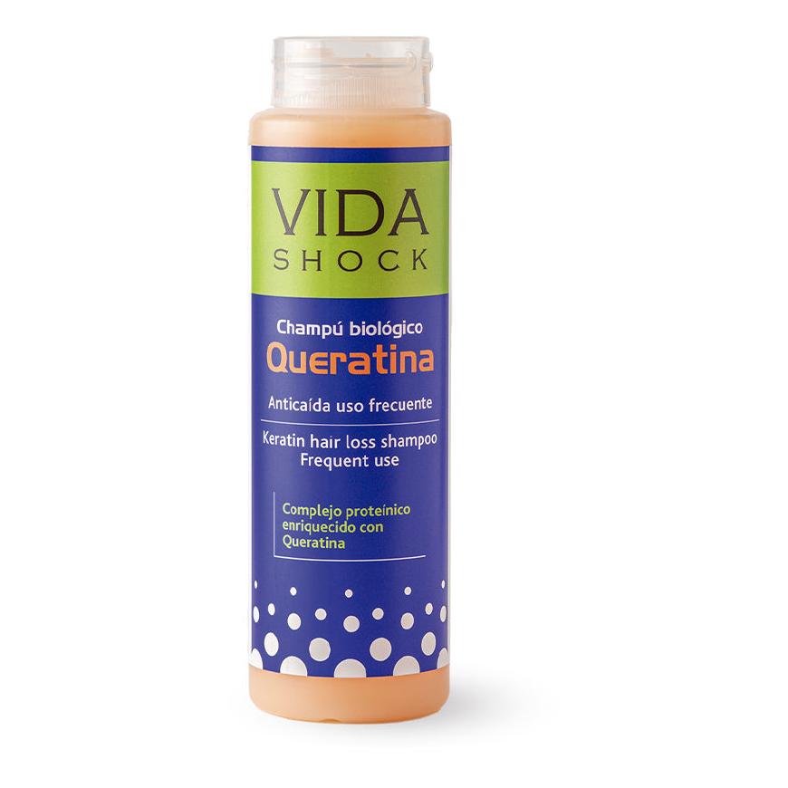 "Luxana Vida Shock" ekologiškas keratino šampūnas nuo plaukų slinkimo 300ml – 2