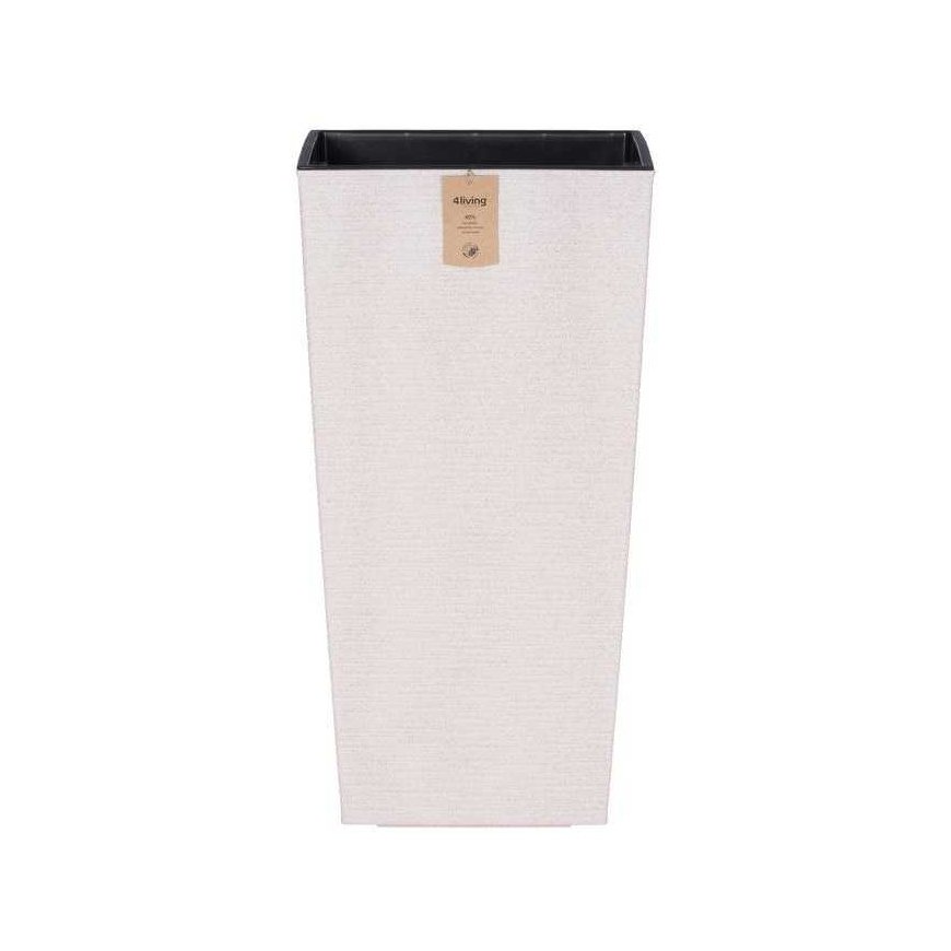 4 Living Collection Flowerpot Dluto ECO 40x40x75,3 cm sand – 4