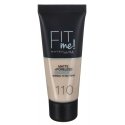 Makiažo pagrindas Maybelline Fit Me Matte+Poreless (110 Porcelain) 30ml Makiažo pagrindas Maybelline Fit Me Matte+Poreless (110 Porcelain) 30ml