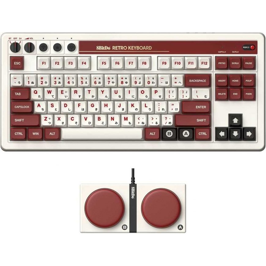 8BitDo Retro Wireless Mechanical Keyboard (Hot-Swap)