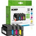 KMP Multipack H174 tintes kārtridžs Melns, Tirkīzzils, Fuksīns, Dzeltens KMP Multipack H174 tintes kārtridžs Melns, Tirkīzzils, Fuksīns, Dzeltens