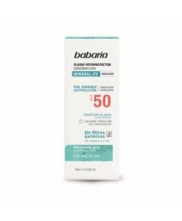 Babaria Sol Facial Fluid Mineral Photoprotector Fp50 50ml