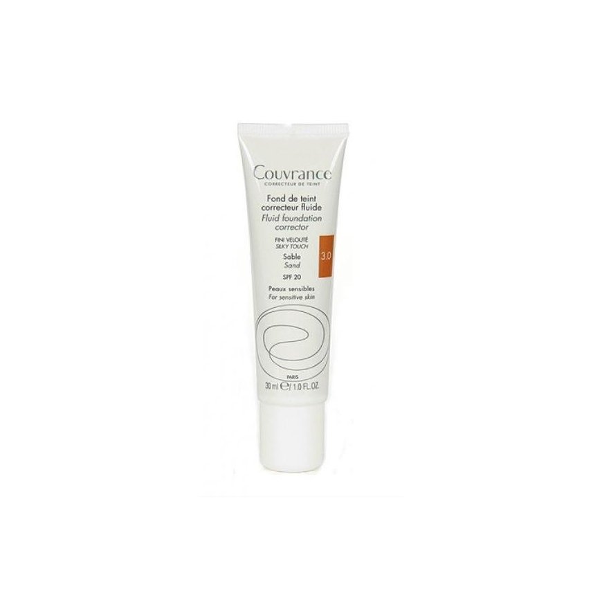 Concealing foundation Avene Couvrance Fluid Foundation Correctors 3.0 Arena 30ml – 2
