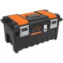 Tool box with compartments at the top and metal fasteners 56cm Truper® Tool box with compartments at the top and metal fasteners 56cm Truper®