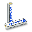 Aku everActive 18650 3,7 V Li-ion 2600 mAh mikro-USB koos kaitsekarpiga
