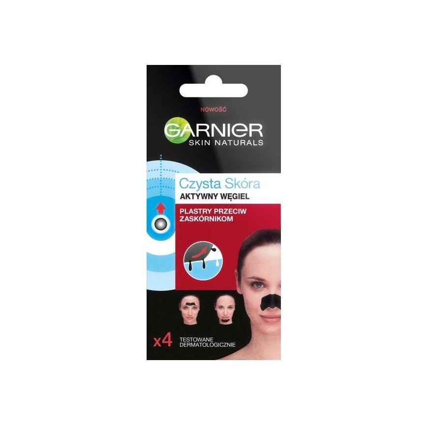 Garnier PureActive Blackhead Nasal Strips x4