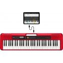 Casio CT-S200 MIDI tastatūra 61 taustiņi USB Sarkans, Balts Casio CT-S200 MIDI tastatūra 61 taustiņi USB Sarkans, Balts