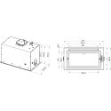 Whirlpool WCT3 64 FLB X Sisäänrakennettu kattoon Ruostumaton teräs 395 m³/h D