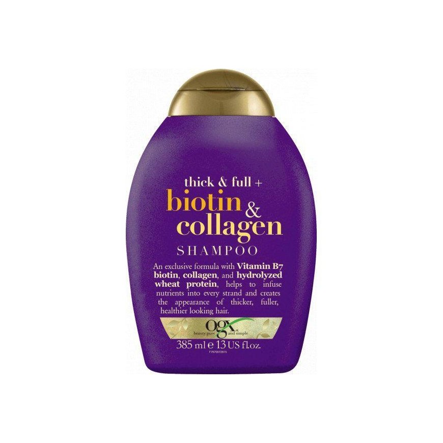 Ogx Biotin and collagen shampoo 385ml – 2