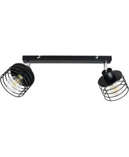 Hanging lamp Orno ISLA wall and ceiling lamp, power max. 2x60W, E27, black, strip
