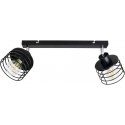 Hanging lamp Orno ISLA wall and ceiling lamp, power max. 2x60W, E27, black, strip Hanging lamp Orno ISLA wall and ceiling lamp, power max. 2x60W, E27, black, strip
