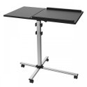 SBOX PFS-2 multimedia cart/stand Black, Silver Projector
