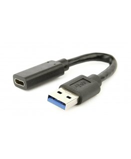 Gembird A-USB3-AMCF-01 USB cable 0.1 m USB 3.2 Gen 1 (3.1 Gen 1) USB A USB C Black