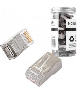 Spacetronik RJ45 plug 6 cat. FTP NC-RJ456FT-11 100 pcs.