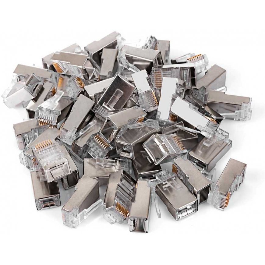 Spacetronik RJ45 kištukas 6 kat. FTP NC-RJ456FT-11 100 vnt. – 4