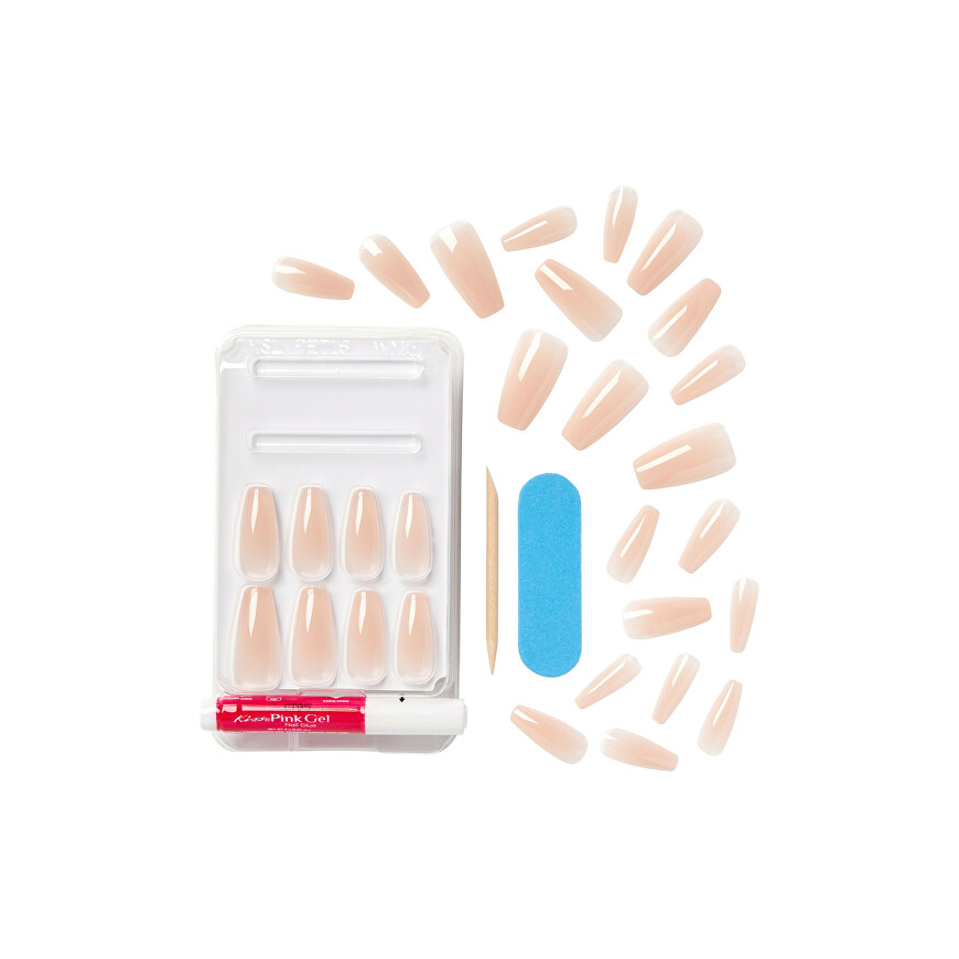 Kiss My Face Bare but Better Nails Nude Drama ( 28 pcs ) – 2