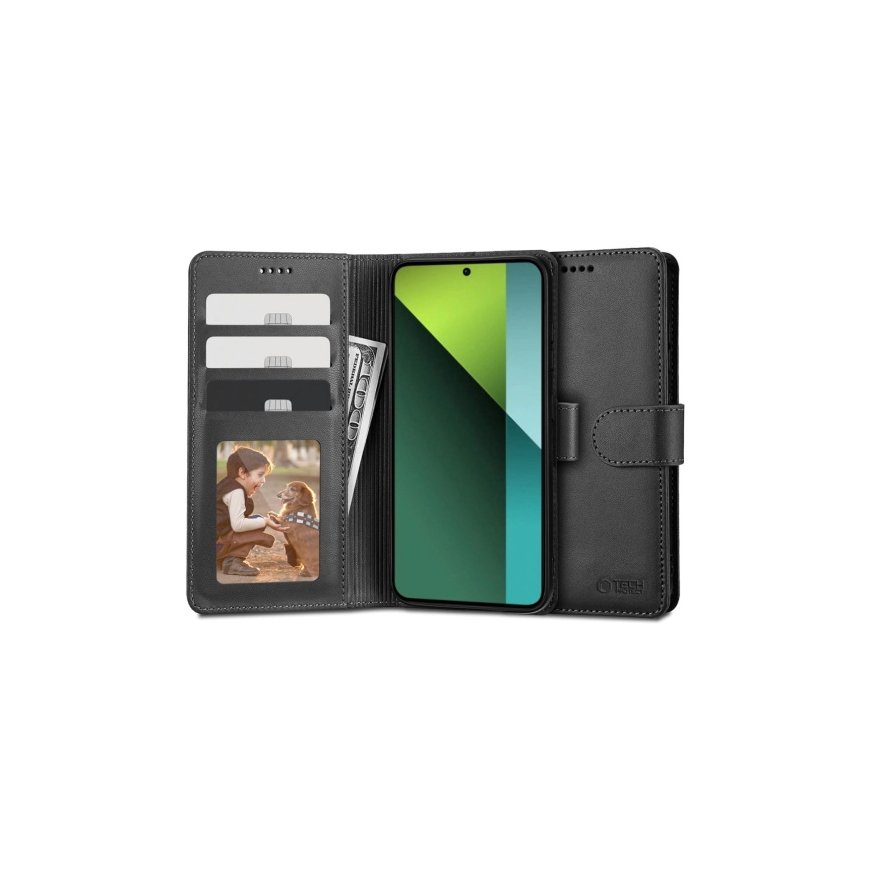 Kaardivahega mobiiliümbris Tech-Protect Redmi Note 13 Pro 5G/Poco X6 5G Wallet must