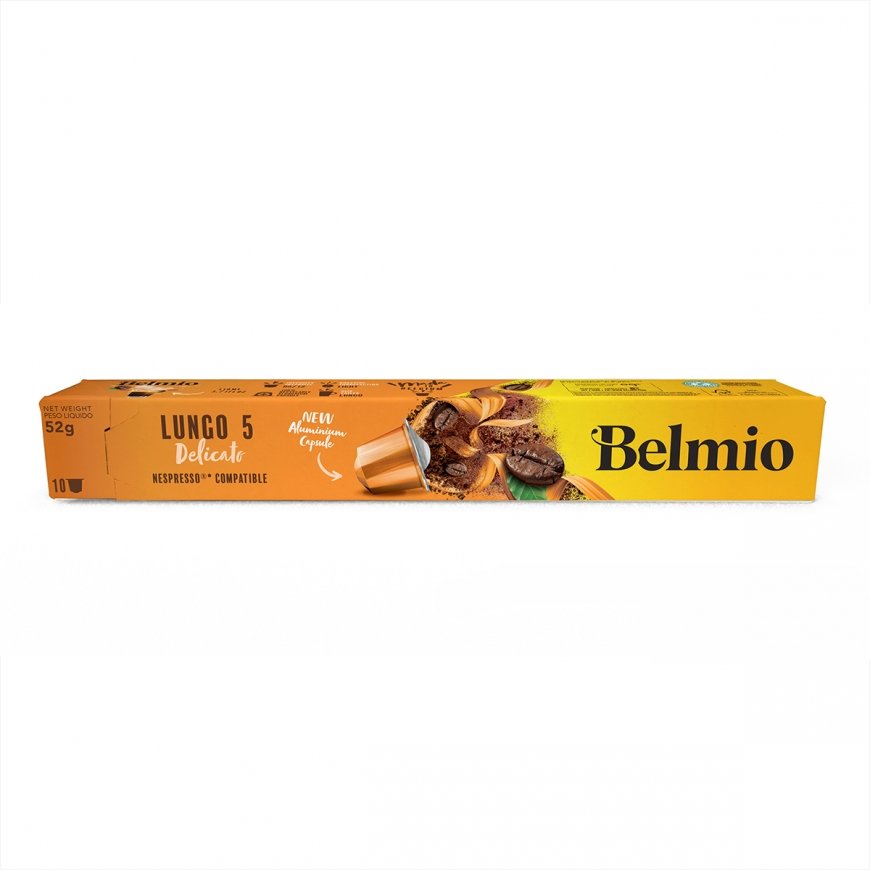 Belmio Lungo Delicato Kafijas kapsula Viegli grauzdēta 10 pcs