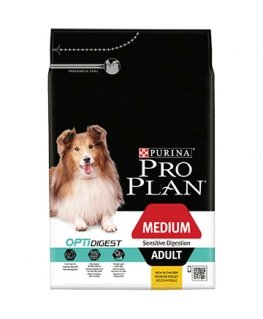 Purina Medium Adult Sensitive Digestion with OPTIDIGEST 14 kg Suaugusių Ėriena