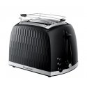 Russell Hobbs Honeycomb Black 2 Slice Toaster 6 2 viil(ud) 850 W Must