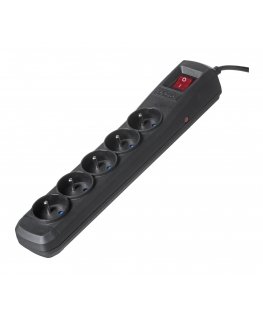 Activejet ACP-5GN 1,5M CZ pikendusjuhe 5 vahelduvvoolu kontakt Hoonesisene Must