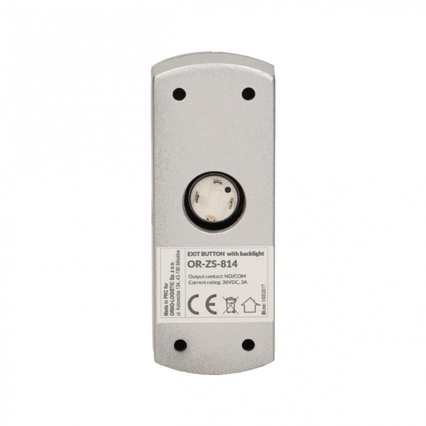 Orno Surface Mount Illuminated Exit Button (OR-ZS-814) – 5