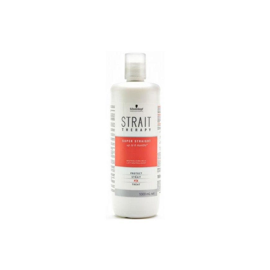 Schwarzkopf Plaukų priemonė Strait Therapy Neutralising Milk, 1000 ml