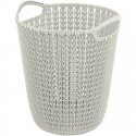 Paper basket Knit 7L 23x24x27cm white Paper basket Knit 7L 23x24x27cm white