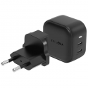 Dėklas ENERGEA ład. siec. 2xUSB-C PD-PPS 45W 2C juoda/juodas US+EU Travelite GAN45 Dėklas ENERGEA ład. siec. 2xUSB-C PD-PPS 45W 2C juoda/juodas US+EU Travelite GAN45
