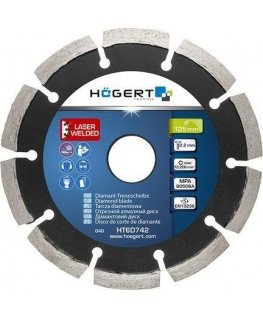 Diamond cutting disc Hogert HT6D742 125 mm