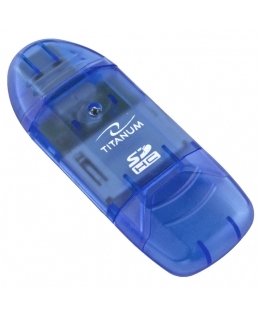 TITANUM TA101B кардридер USB 2.0 Синий