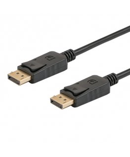 Savio CL-137 DisplayPort kabelis 3 m Melns