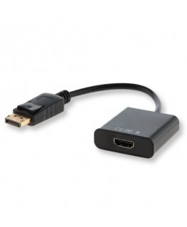 Savio CL-55 videokaabliadapter 0,2 m DisplayPort HDMI tüüp A (Standard) Must