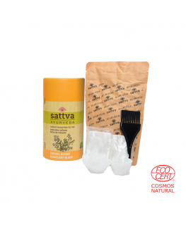 Vegetable light caramel hair dye Caramel For light hair, Sattva Ayurveda, 150g