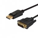 Savio CL-106 video kabeļu aksesuārs 1,8 m DisplayPort DVI Melns Savio CL-106 video kabeļu aksesuārs 1,8 m DisplayPort DVI Melns